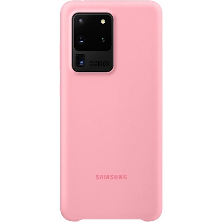 Samsung Silicone Cover - Samsung Galaxy S20 Ultra - Roze-1