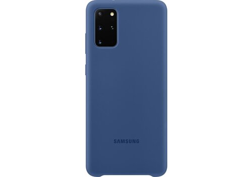 Samsung Silicone Hoesje - Samsung Galaxy S20 Plus - Donkerblauw 