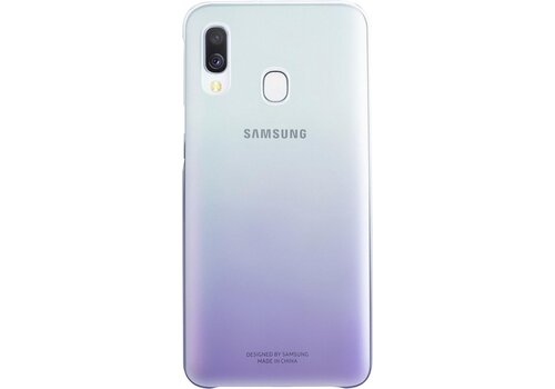 Samsung Galaxy A40 Hoesje Gradation Cover Paars 