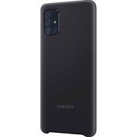 thumb-Samsung Silicone Hoesje - Samsung A71 - Zwart-2