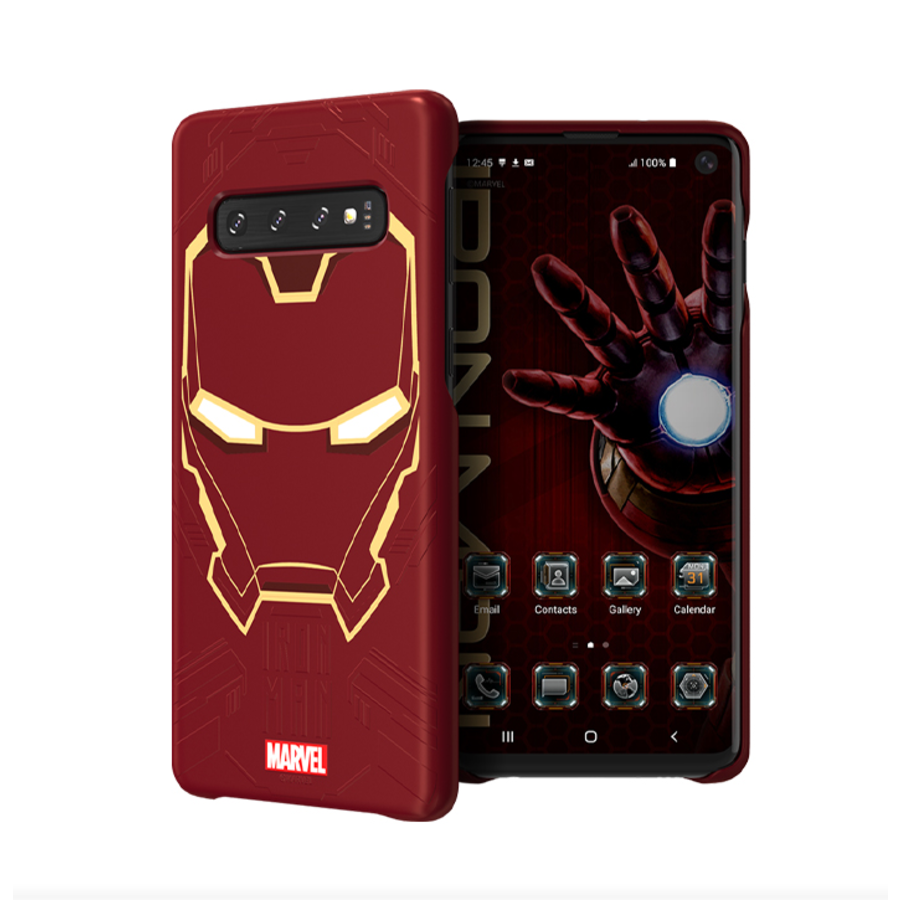 Galaxy Friends Iron Man Smart Cover voor Galaxy S10-3