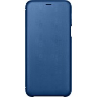 thumb-Samsung Wallet Cover - voor Samsung Galaxy A6 2018 - Blauw-1