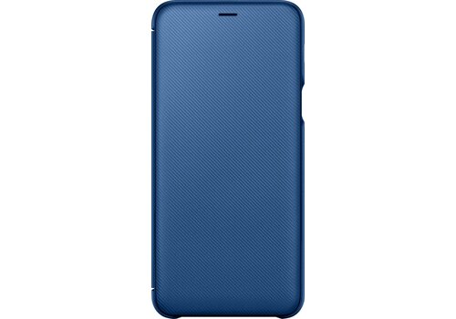 Samsung Wallet Cover - voor Samsung Galaxy A6 2018 - Blauw 