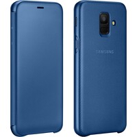 thumb-Samsung Wallet Cover - voor Samsung Galaxy A6 2018 - Blauw-2