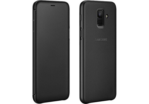 Samsung Flip Wallet - Samsung J6 - Zwart 