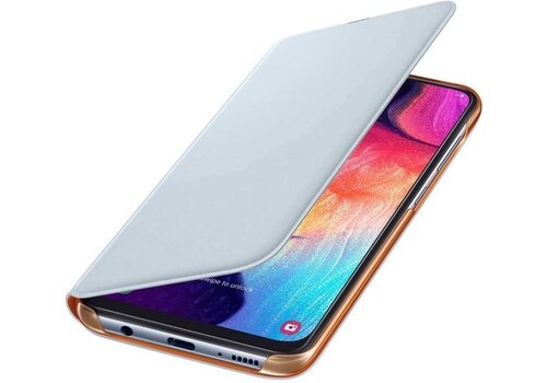 Samsung Flip Wallet Hoesje - Samsung Galaxy A50 - Wit 