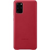 Samsung Samsung Leather Hoesje - Samsung Galaxy S20 Plus - Rood