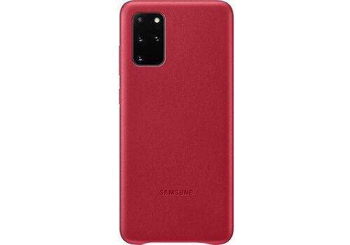 Samsung Leather Hoesje - Samsung Galaxy S20 Plus - Rood 