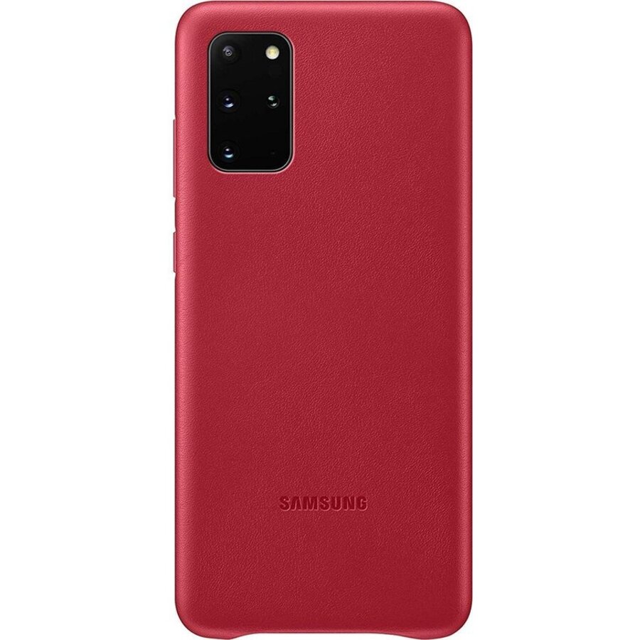 Samsung Leather Hoesje - Samsung Galaxy S20 Plus - Rood-1