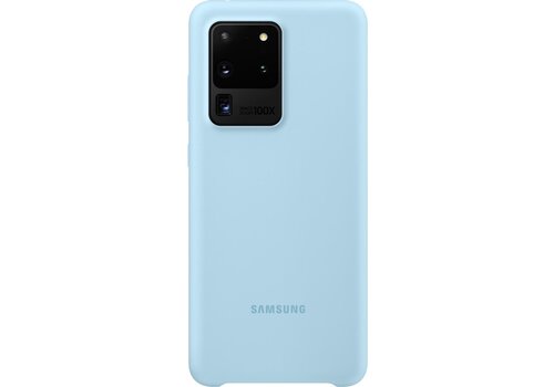 Samsung Silicone Hoesje - Samsung Galaxy S20 Ultra - Blauw 