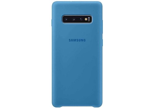 Samsung Galaxy S10 Plus Silicone Cover Blauw 