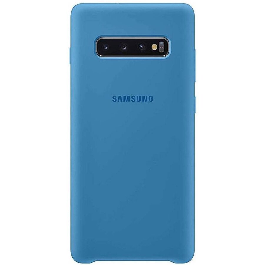 Samsung Galaxy S10 Plus Silicone Cover Blauw-1