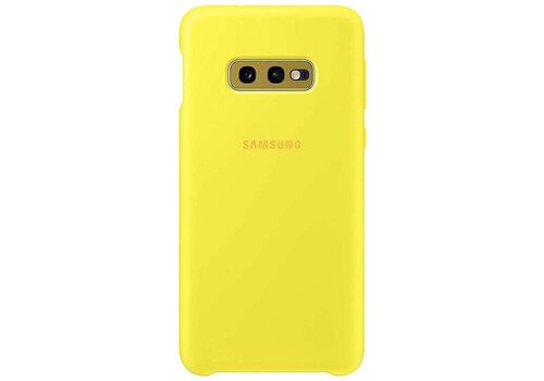 Samsung silicone cover - geel - voor Samsung Galaxy S10e 