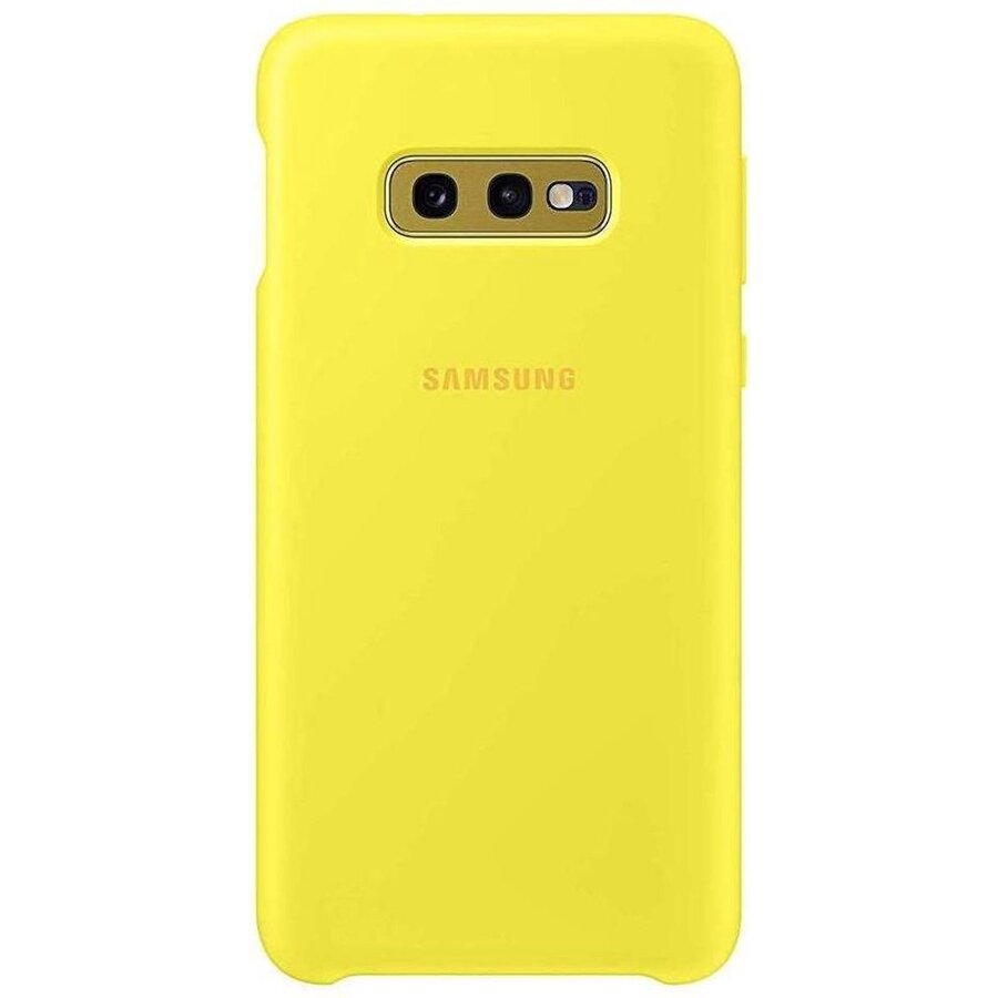 Samsung silicone cover - geel - voor Samsung Galaxy S10e-1