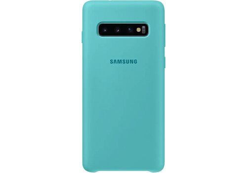 Samsung Galaxy S10 Plus Silicone Cover Groen 