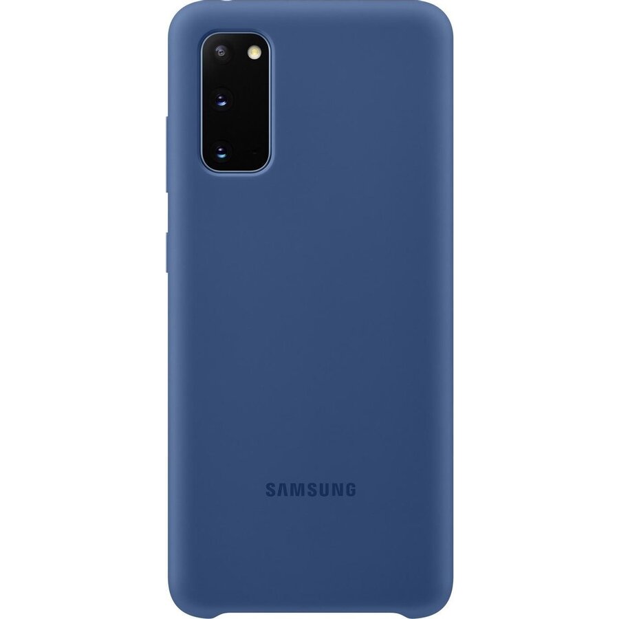 Samsung Silicone Hoesje - Samsung Galaxy S20 - Donkerblauw-1