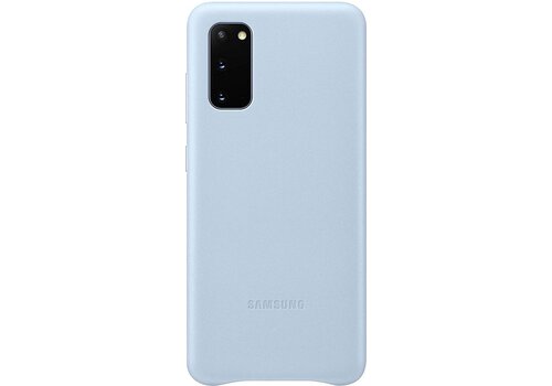 Samsung Leather Hoesje - Samsung Galaxy S20 - Blauw 