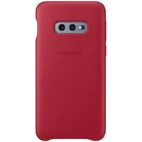 thumb-Samsung lederen cover - rood - voor Samsung Galaxy S10e-1