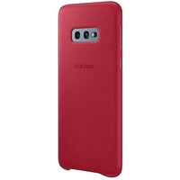 thumb-Samsung lederen cover - rood - voor Samsung Galaxy S10e-2