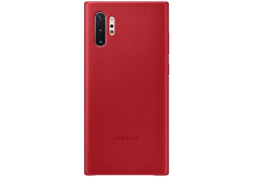 Samsung Galaxy Note 10 Leather Cover Red 