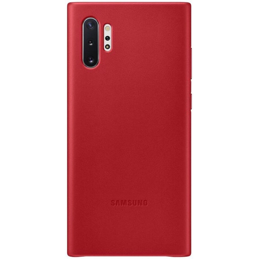Samsung Galaxy Note 10 Leather Cover Red-1