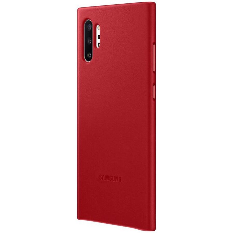 Samsung Galaxy Note 10 Leather Cover Red-2