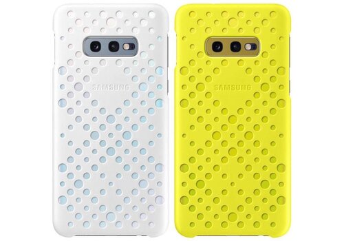 Samsung Pattern cover - wit/geel - voor Samsung Galaxy S10e 