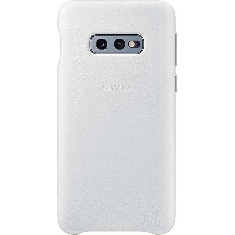 Samsung lederen cover - wit - voor Samsung Galaxy S10e-1