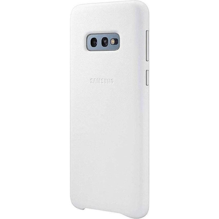 Samsung lederen cover - wit - voor Samsung Galaxy S10e-2