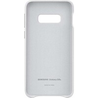 Samsung lederen cover - wit - voor Samsung Galaxy S10e