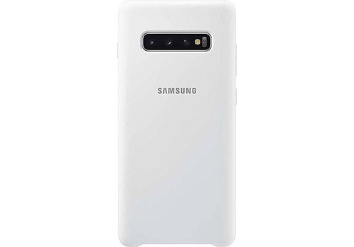 Samsung Galaxy S10 Plus Silicone Cover Wit 