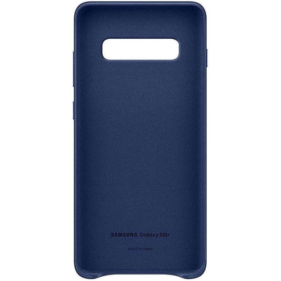 Samsung Lederen Cover - voor Samsung Galaxy S10 Plus - Blauw-3