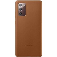 thumb-Samsung Leather Hoesje - Samsung Galaxy Note 20 - Bruin-1