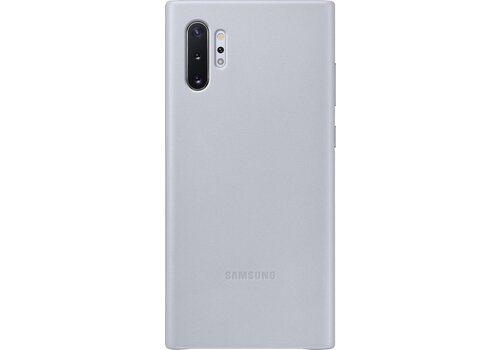 Samsung Galaxy Note 10+ Leather Cover Grey 