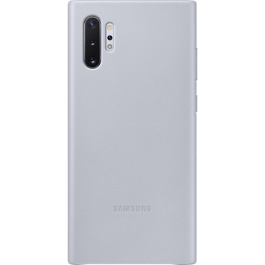 Samsung Galaxy Note 10+ Leather Cover Grey-1