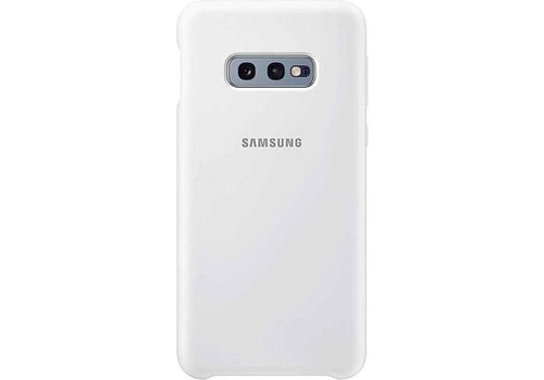 Samsung silicone cover - wit - voor Samsung Galaxy S10e 