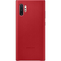 thumb-Samsung Leather Hoesje - Samsung Galaxy Note 10+ - Rood-1