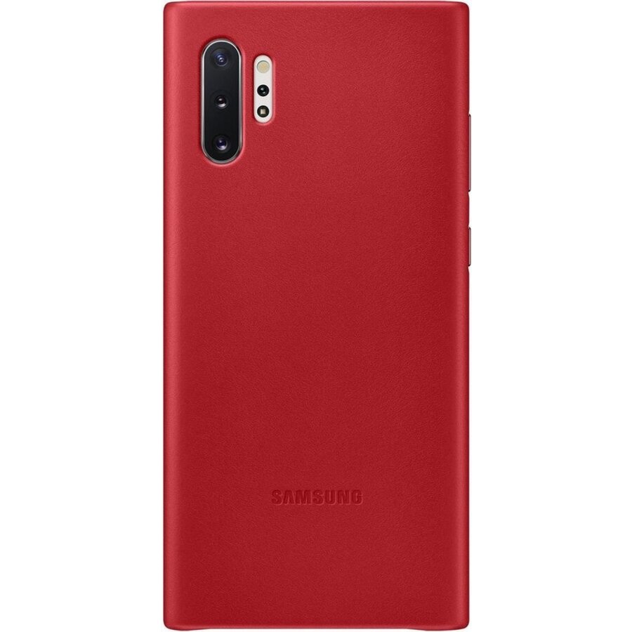 Samsung Leather Hoesje - Samsung Galaxy Note 10+ - Rood-1