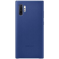 Samsung Galaxy Note 10+ Leather Cover Blue