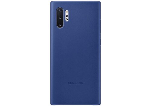 Samsung Galaxy Note 10+ Leather Cover Blue 