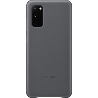 Samsung Leather Hoesje - Samsung Galaxy S20 - Grijs