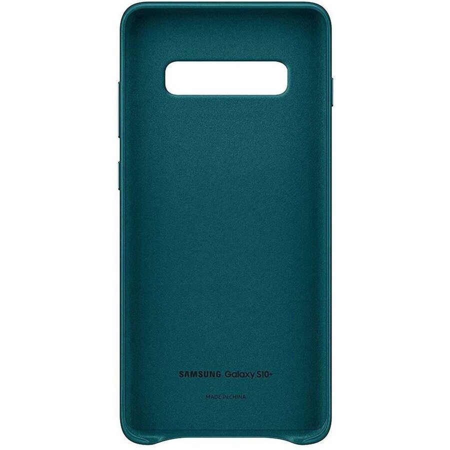 Samsung Lederen Cover - voor Samsung Galaxy S10 Plus - Groen-3