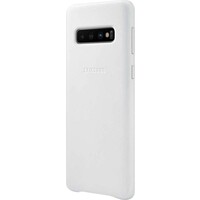 thumb-Samsung Lederen Cover - voor Samsung Galaxy S10 - Wit-2