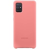 Samsung Silicone Cover Case - Samsung A71 - Roze