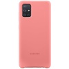 Samsung Samsung Silicone Cover Case - Samsung A71 - Roze