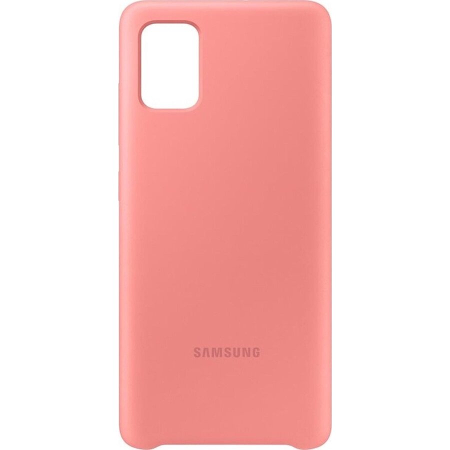 Samsung Silicone Cover Case - Samsung A71 - Roze-2