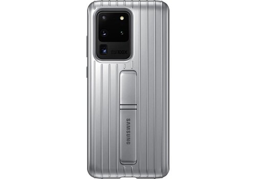 Samsung Protective Standing Hoesje - Samsung Galaxy S20 Ultra - Zilver 