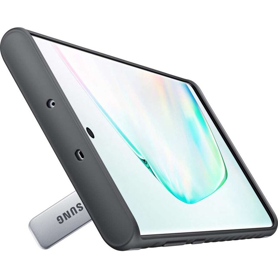 Samsung Galaxy Note 10+ Protect Stand Cover Silver-2