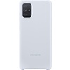 Samsung Siliconen Backcover Hoesje - Geschikt voor Samsung Galaxy A71 - Zilver
