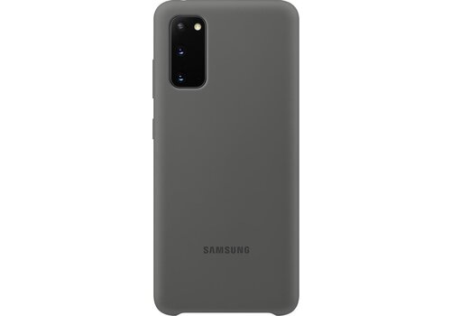 Samsung Silicone Hoesje - Samsung Galaxy S20 - Grijs 